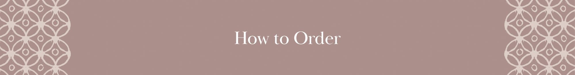 How to order