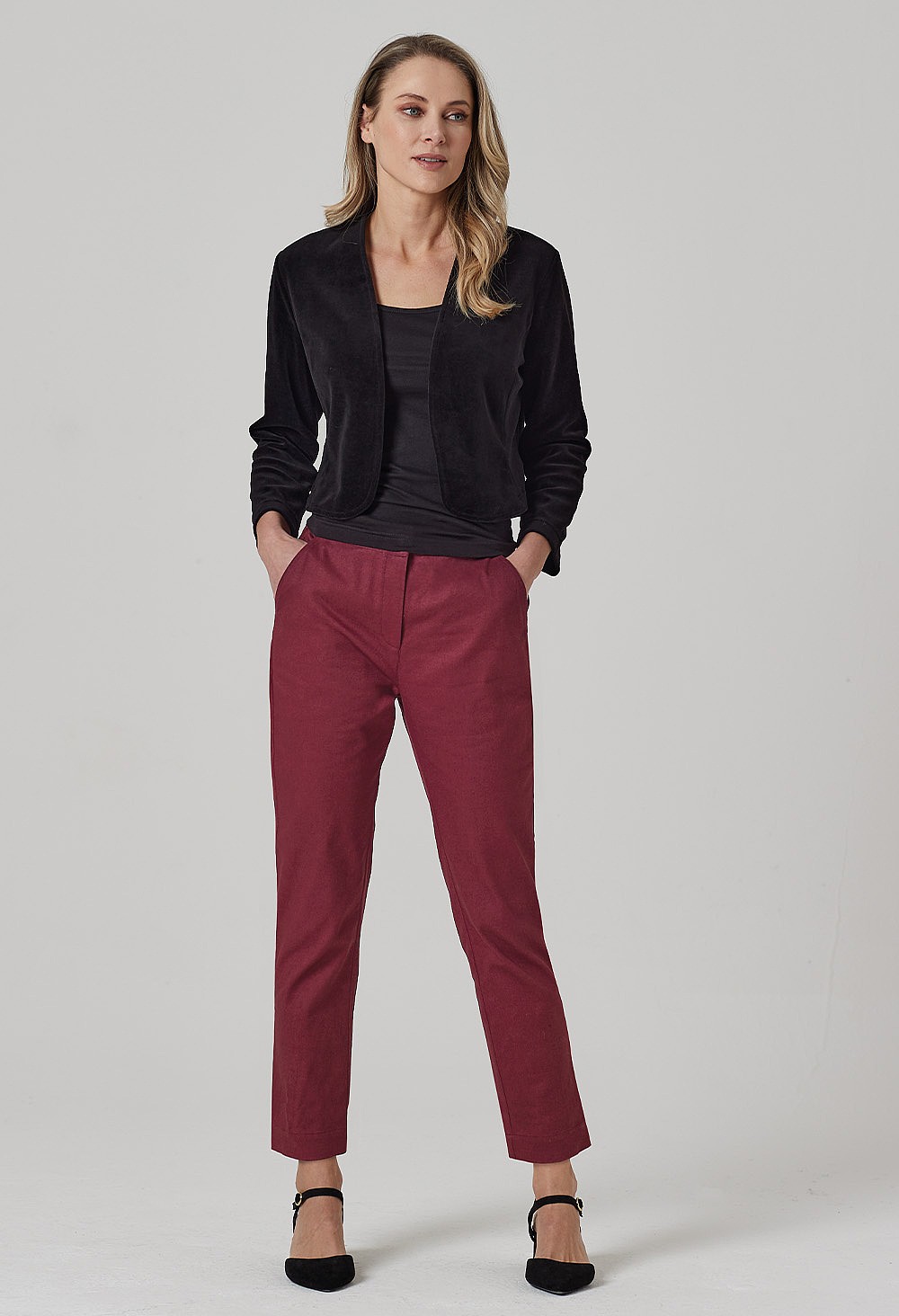 Stretch Cotton Twill Iris Trouser, Trousers & Leggings