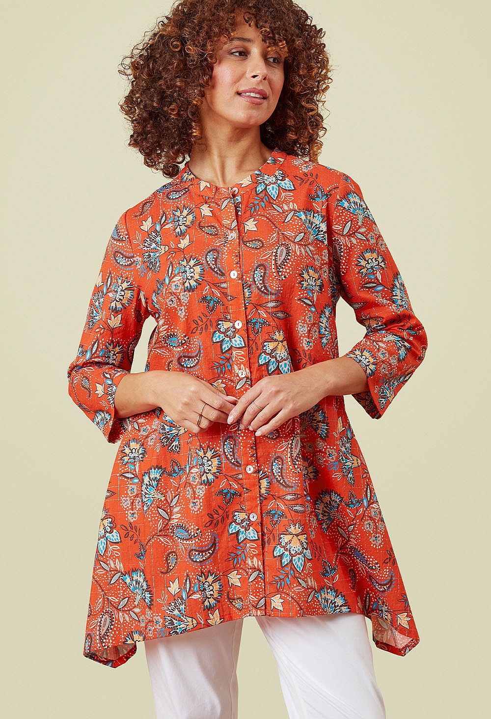 Sakata Floral Moonlight Tunic | Tunics | Adini