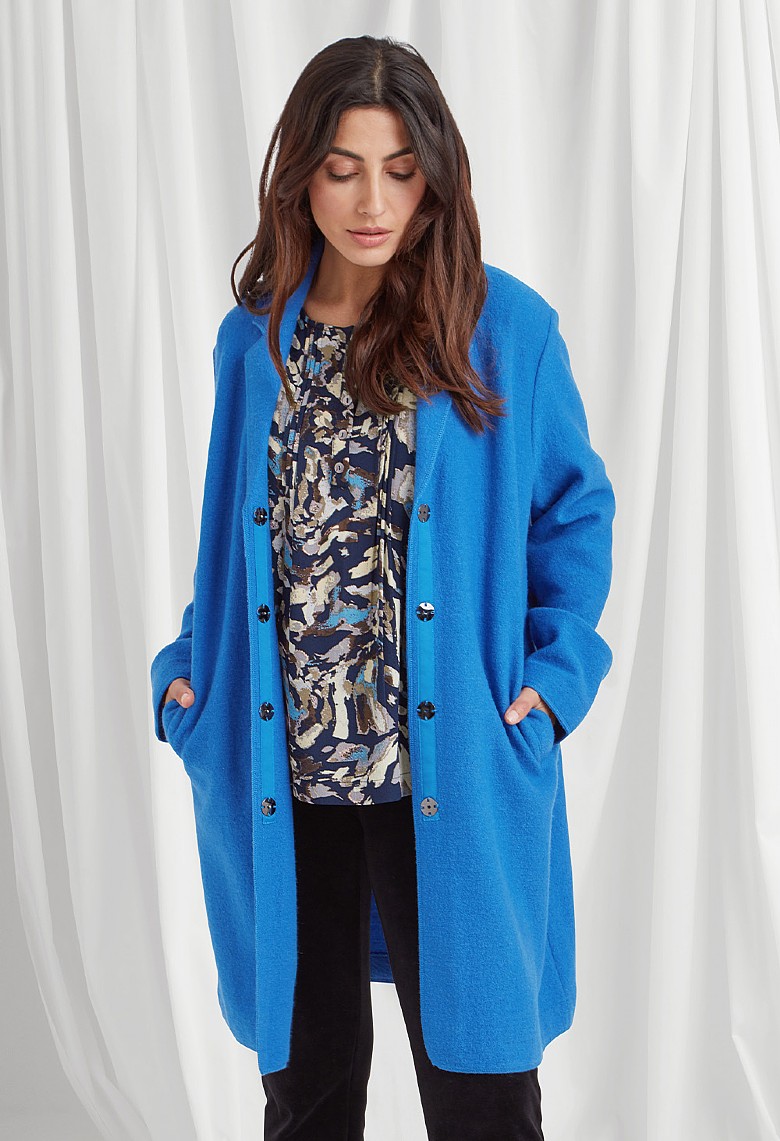 Brendana Boiled Wool Coat Jackets Coats Adini