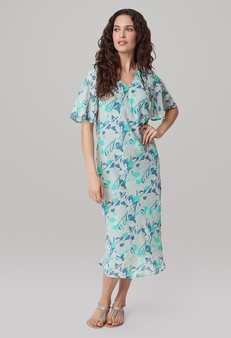 Floral Dress Adini Ladies Clothes Graphic Floral Dhalia Dress