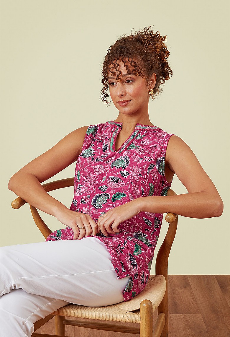 Juniper Print Waterlilly Tunic | Tunics | Adini