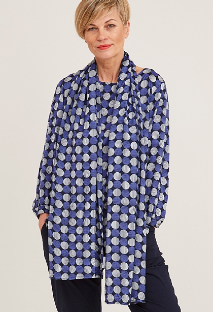 Striped Spot Shawl