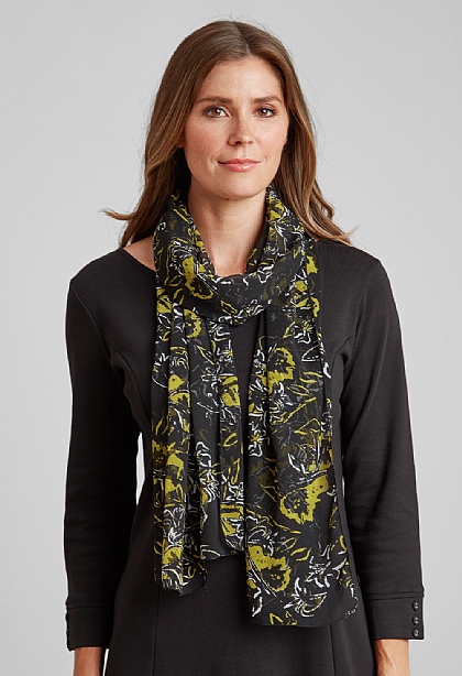 Sketchy Bloom Shawl