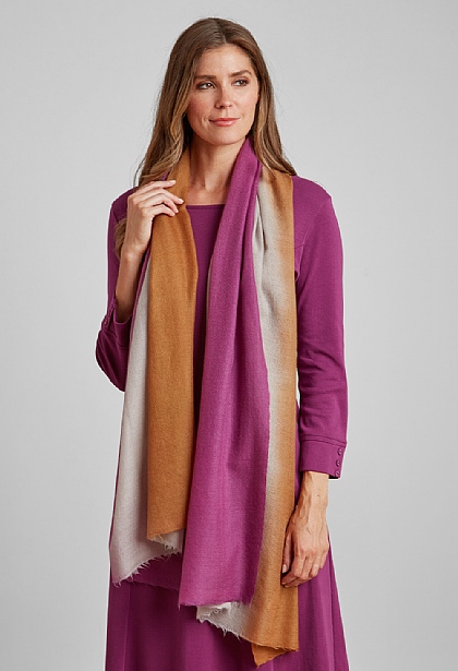 Ombre Wool Shawl