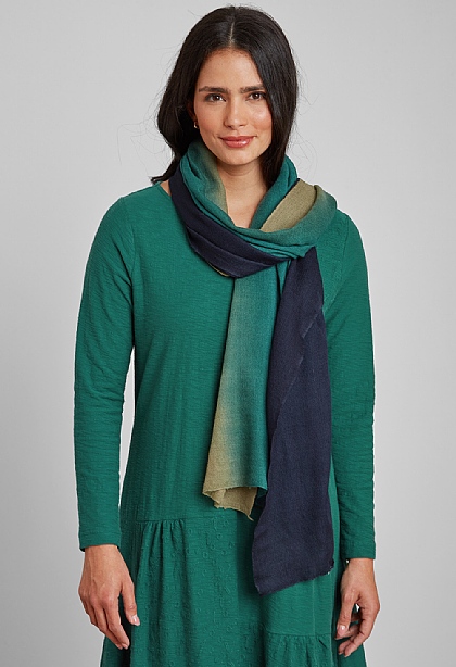 Ombre Wool Shawl