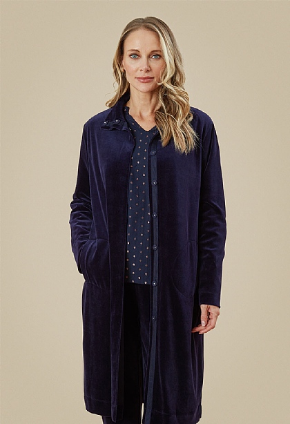 Latisha Velvet Overcoat