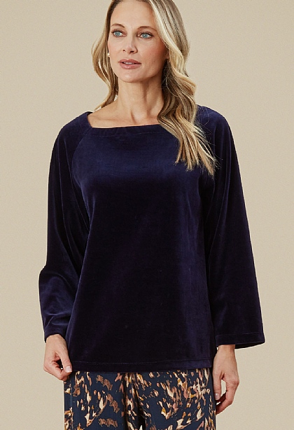 Crista Velvet Top