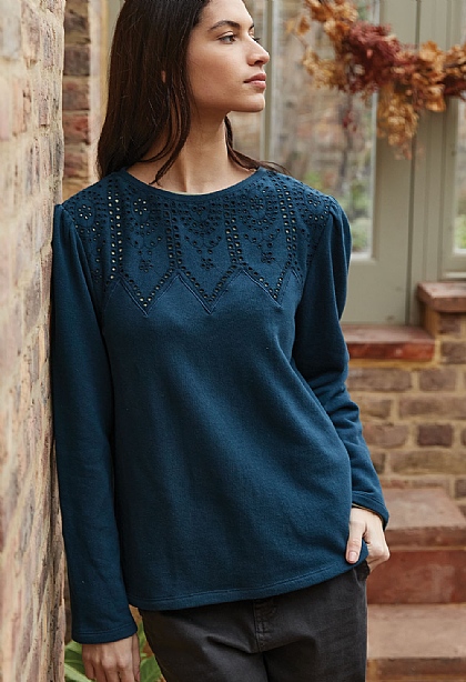 Nadu Cutwork Jumper