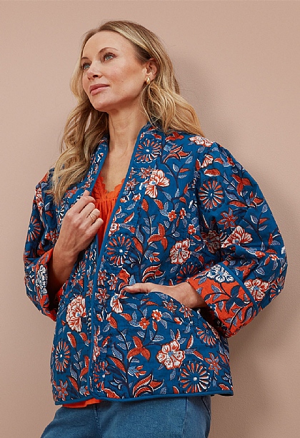 Indred Reversible Quilted Jacket