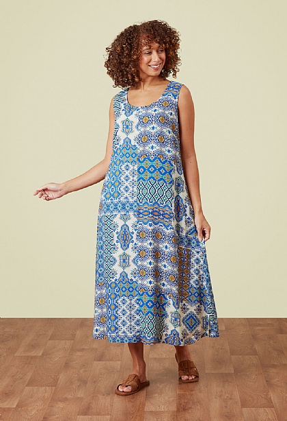 Patched Tile Dress