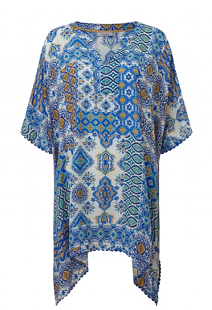 Patched Tile Kaftan