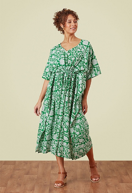 Garden Glow Kaftan Dress