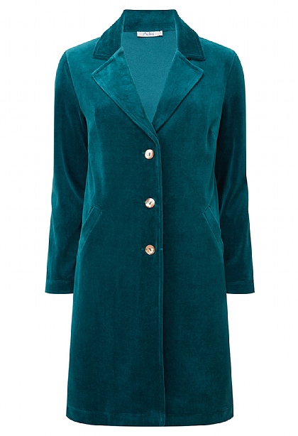 Lillypad Velvet Coat