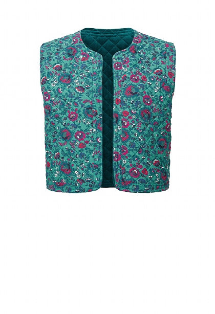 Kasol Quilt Velvet Waistcoat